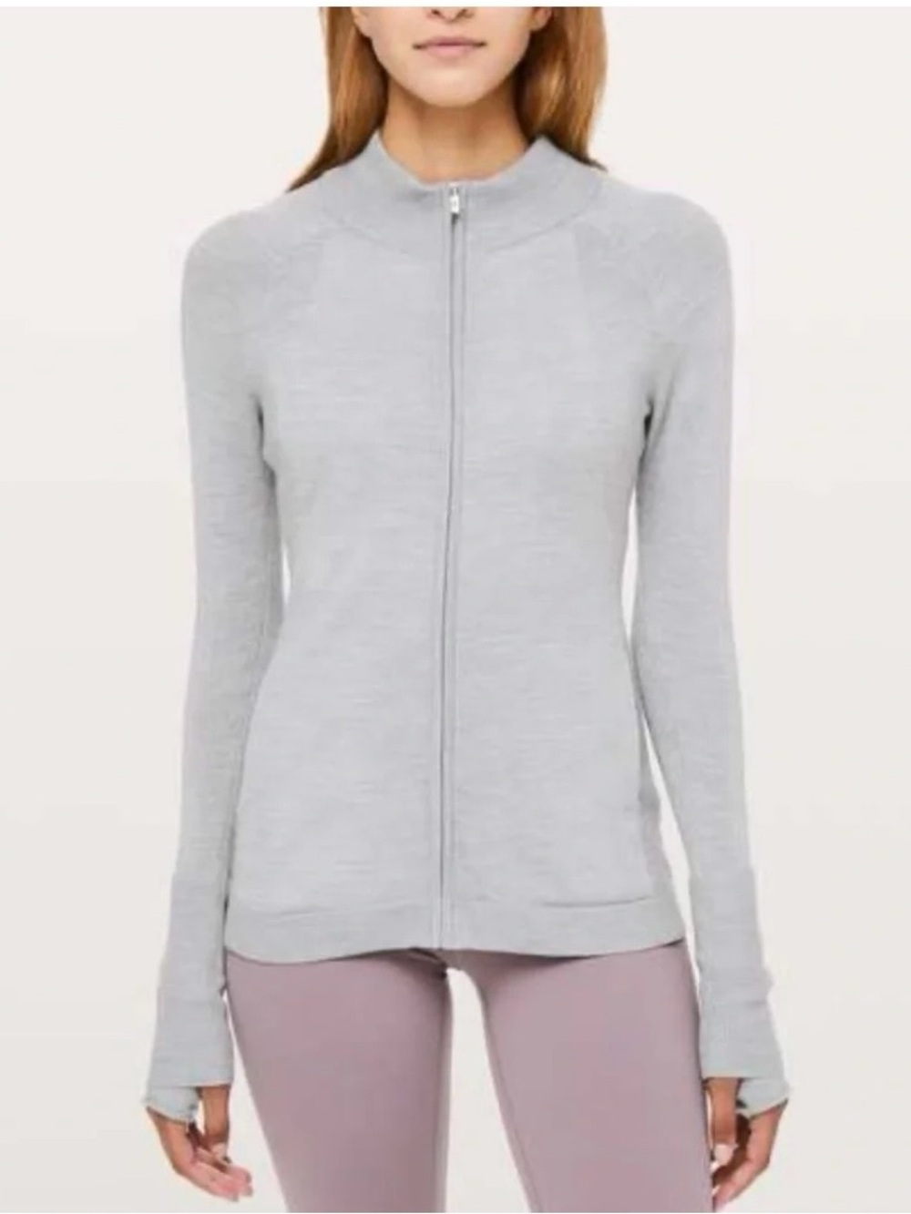 lululemon athletica Time to Thrive Merino Wool Zip Sweater